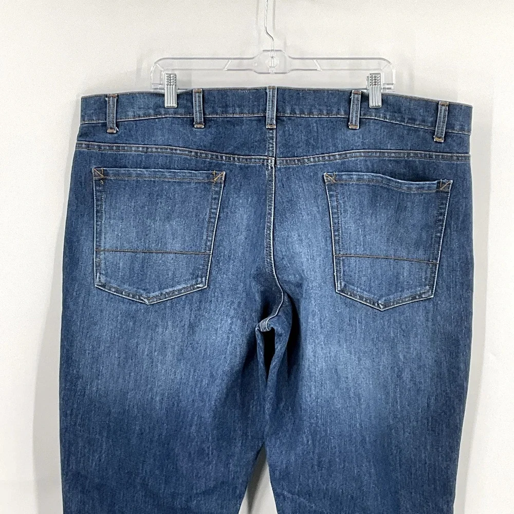 RedHead Brand Co Mens Jeans Men Straight Leg‎ Blue 44x34 Workwear Denim